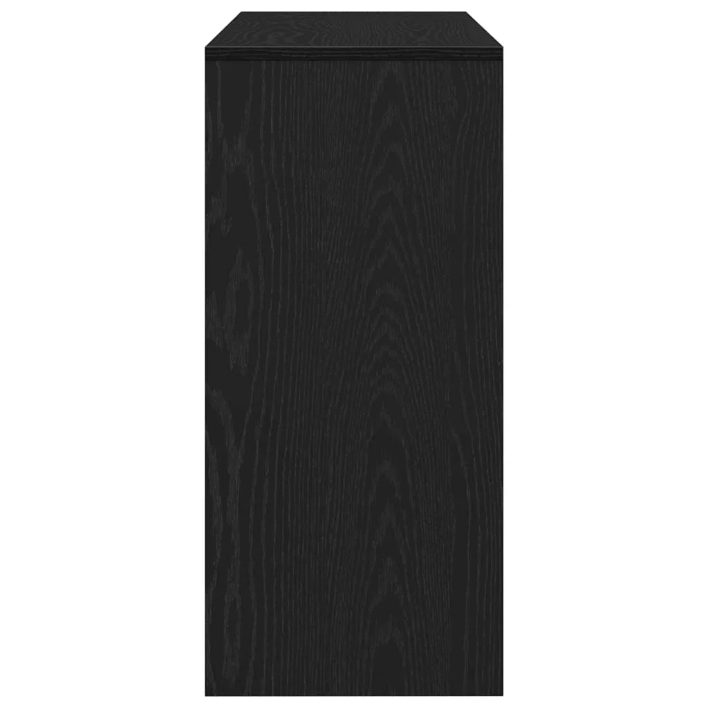Tavolo consolle con cassetto Rovere Nero 100 x 35 x 76,5 cm 862708