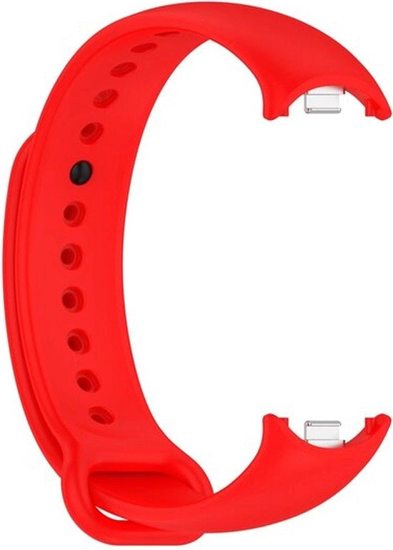 Cinturino orologio per Xiaomi Mi 8 & 9 – Dimensione unica – Connettori in silicone e metallo – Rosso Comodo e idrorepellente