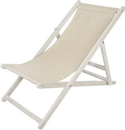 Sedia da giardino - 58 x 58 x 129 cm - Beige