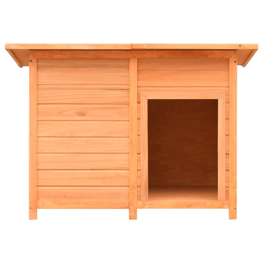 Cuccia per cani in legno massello di pino e abete 120 x 77 x 86 cm 02_0001540