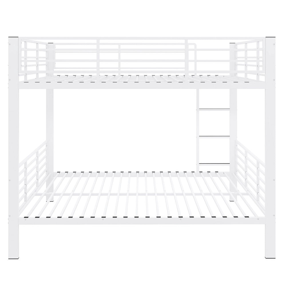 Letto a castello ¨C Minimal ¨C Bianco metallo 140x200 cm