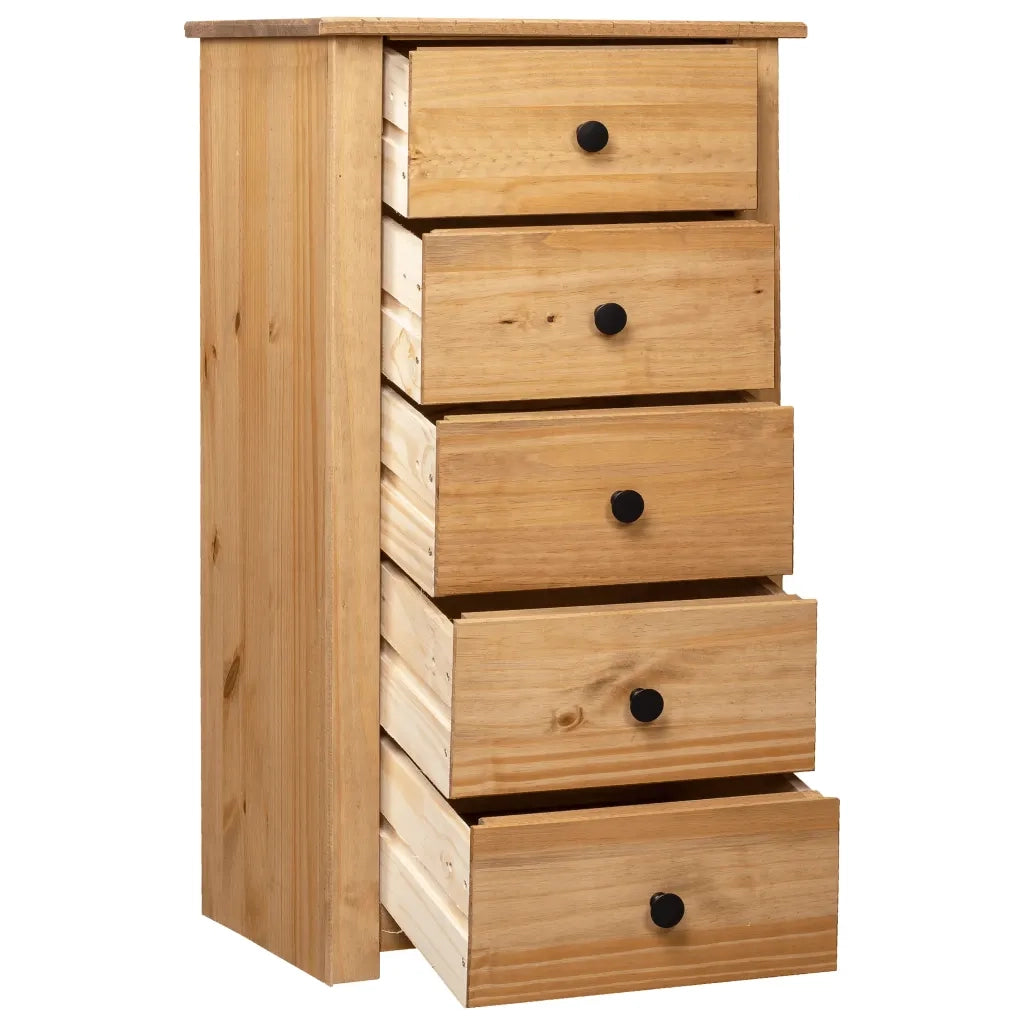 Credenza-Buffet-Armadio da cucina 46x40x89 cm in Legno Massello di Pino Panama Range