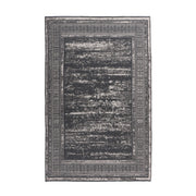 Tappeto moderno Kalevi 300 in grigio con trama a rilievo