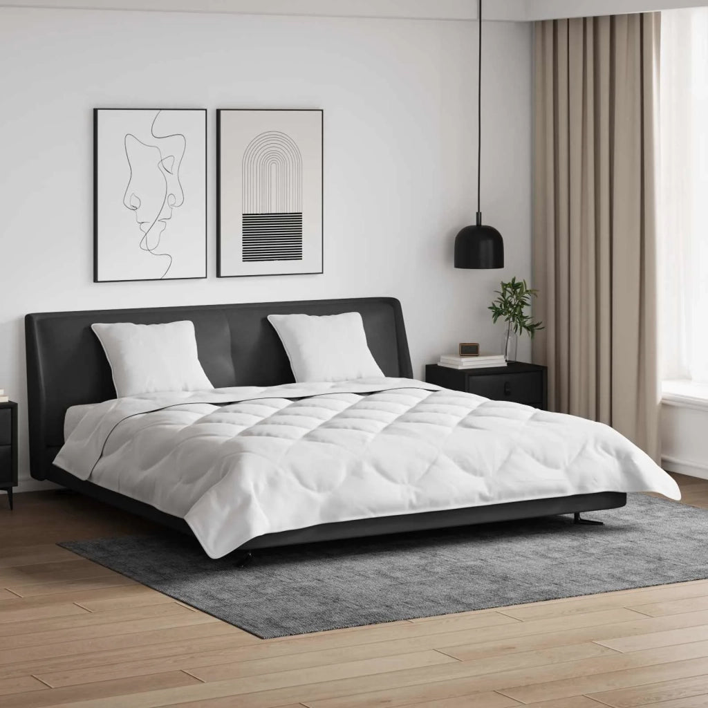 Duvet Estivo con cuscino 3 pcs Bianco Microfibra 3377319
