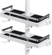Scaffalatura per spezie, mensola angolare per bagno cucina 12D x 27L x 5H centimetri