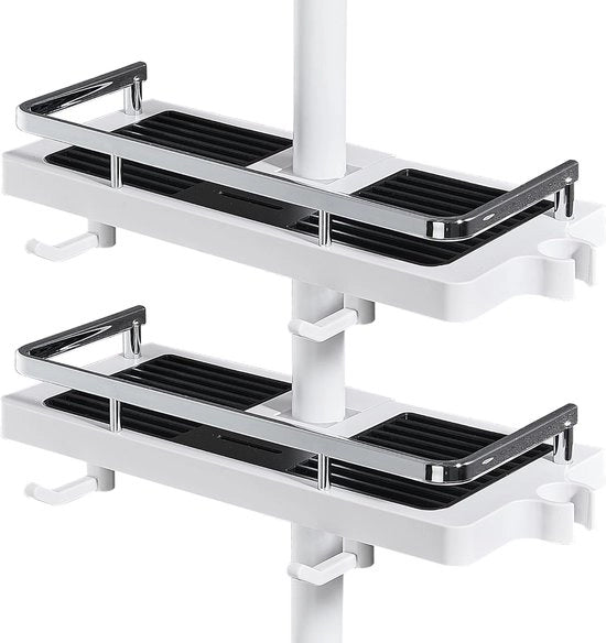 Scaffalatura per spezie, mensola angolare per bagno cucina 12D x 27L x 5H centimetri