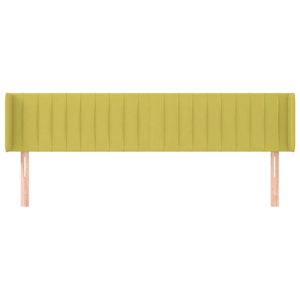 Testiera ad Orecchio Verde 203x16x78/88 cm in Tessuto