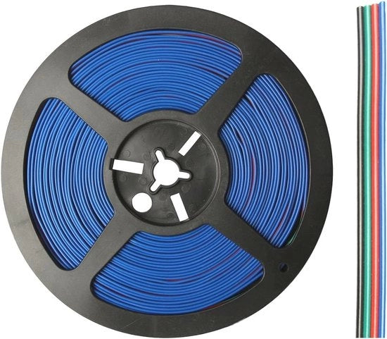 Cavo di estensione 4-pin 10m per striscia LED RGB - Compatibile con 3528 5050