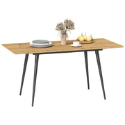 Tavolo da pranzo allungabile e pieghevole ¨C zephmum ¨C legno naturale 120x160 cm