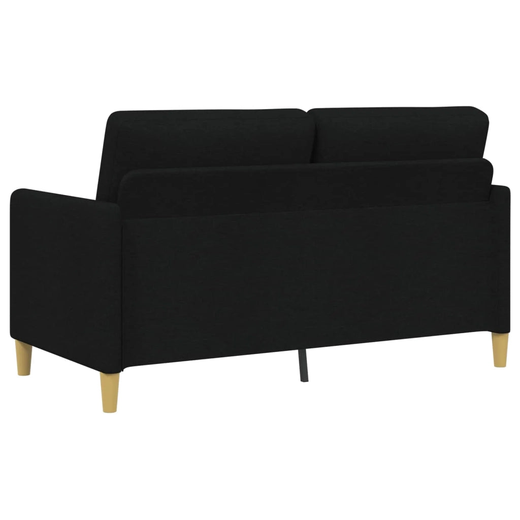 Set di Divani con Storage 2 pz Nero Poliestere 3429234