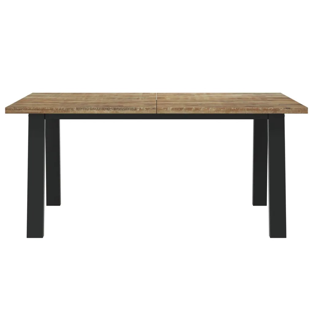 Tavolo per Sala da Pranzo in Legno Massello di Acacia 170x90 cm