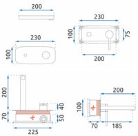 Rubinetto Da Parete Rea Oval Black