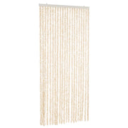 Tenda Antimosche Beige e Bianca 90x220 cm in Ciniglia CFW9976545