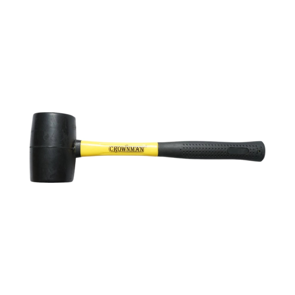 Mazza in gomma da 640 g con manico professionale in fibra di vetro Crownman