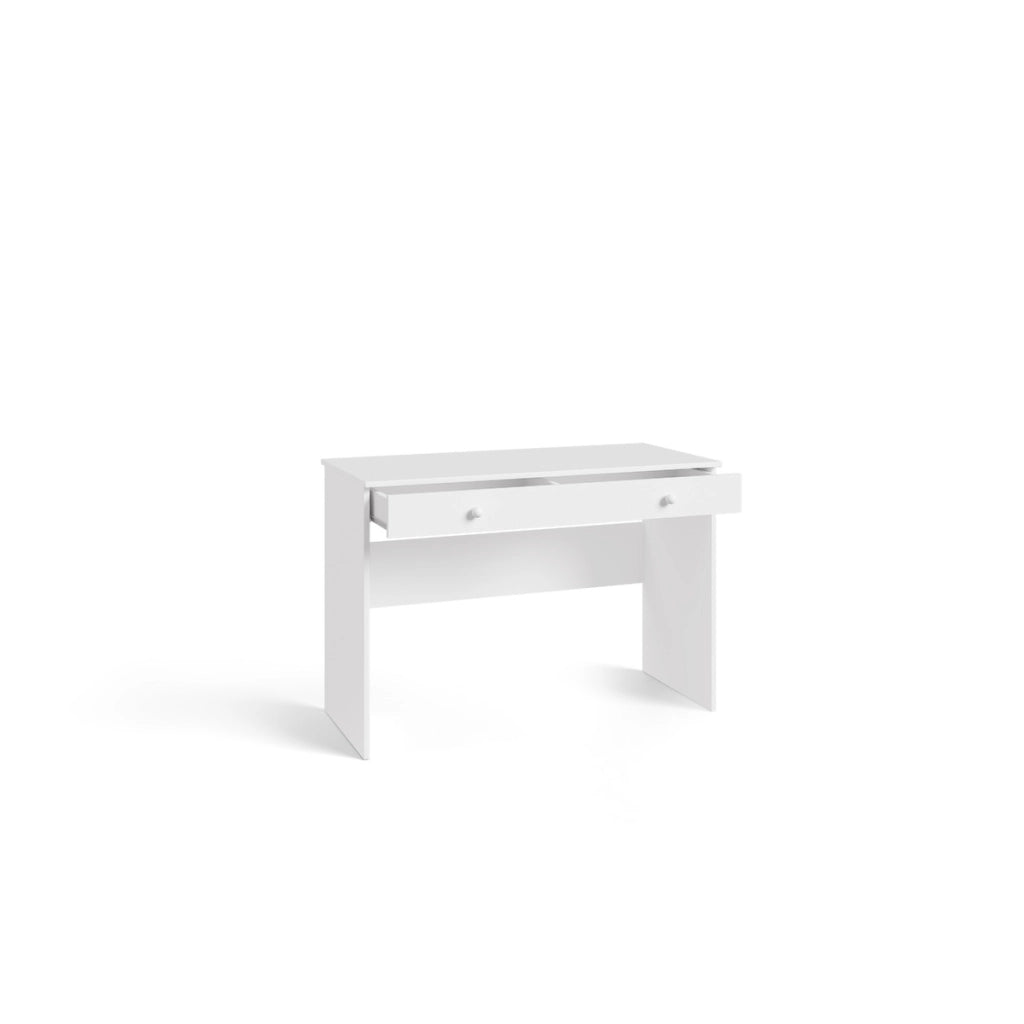 Scrivania BASIC bianca 110 cm con cassetto