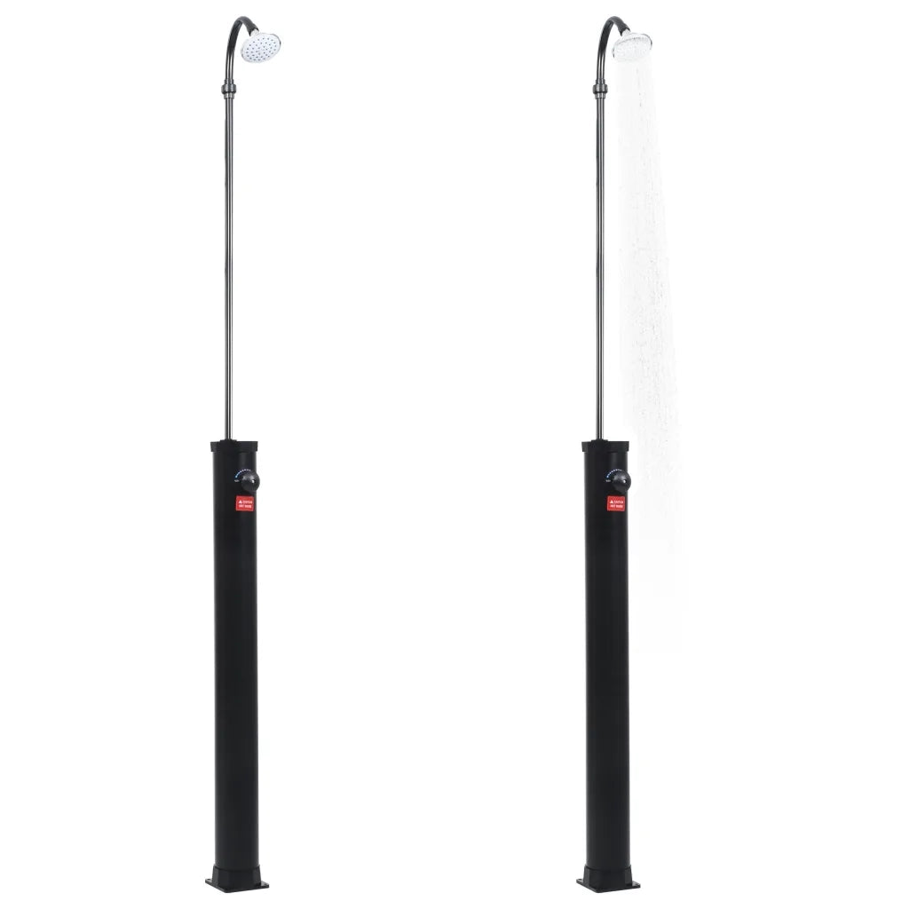 Doccia Solare da Giardino Nera 215 cm 8 L CFW8582226