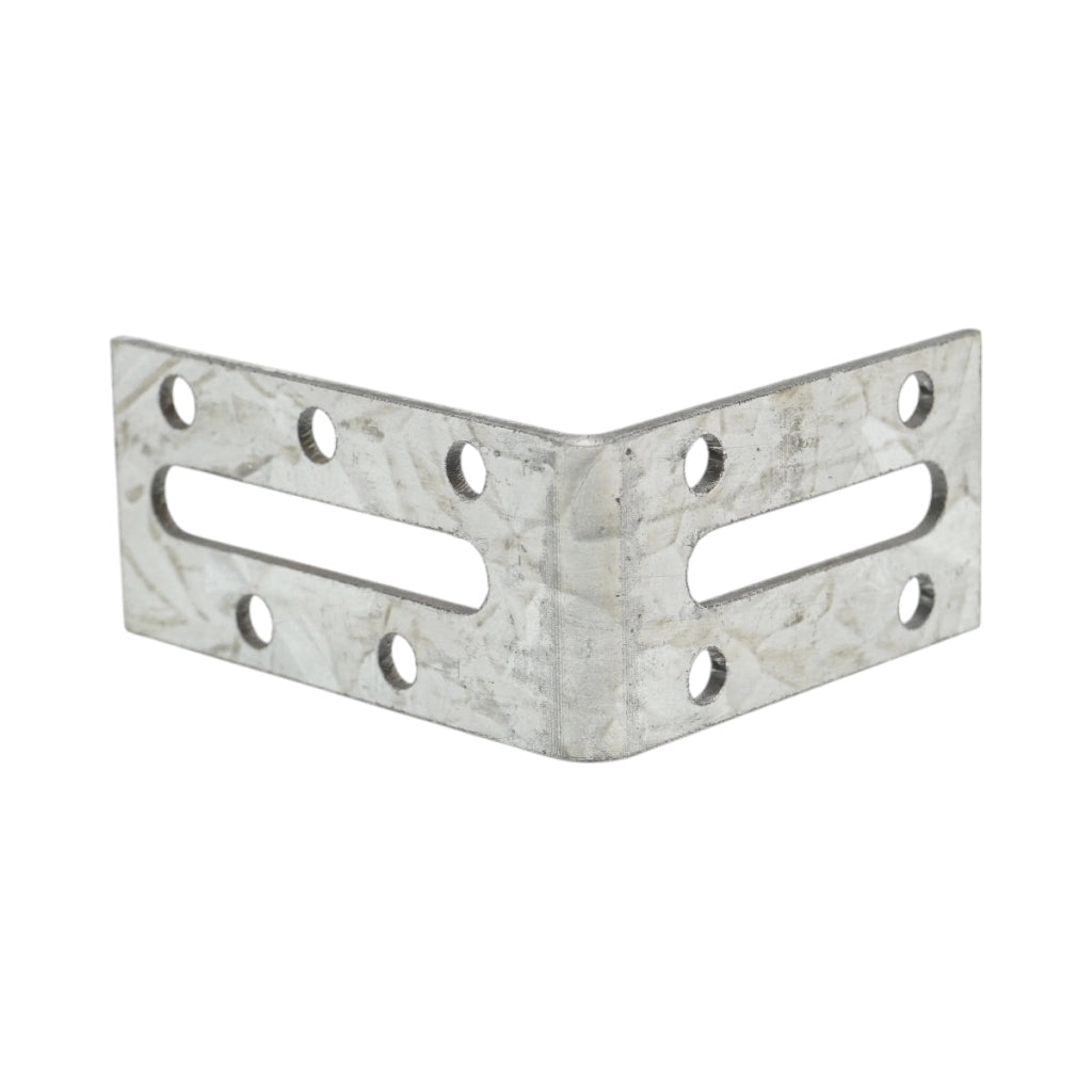 Biella regolabile 55x65x30mm, spessore 2mm, acciaio zincato