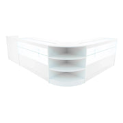 Set Banconi Bianco Eclipse LED 2 x C1500 LM60 TB60 con Serrature e Vetrina