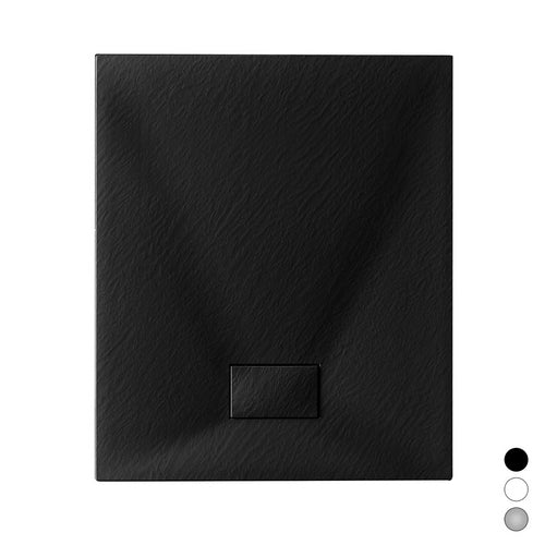 Piatto doccia slim rettangolare nero 80x160 cm