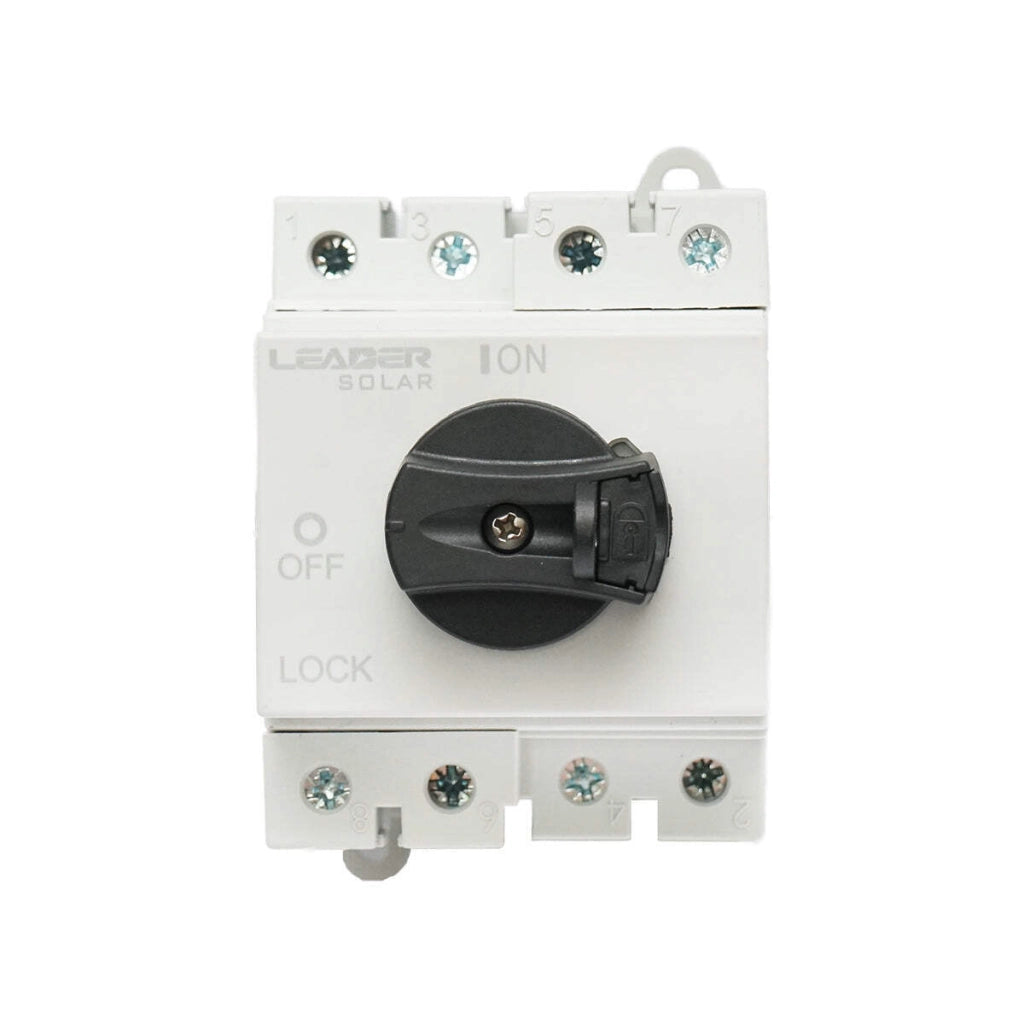 Comutatore di carico, interruttore on/off per sistemi fotovoltaici 4P, 32A, 1500kV Leader
