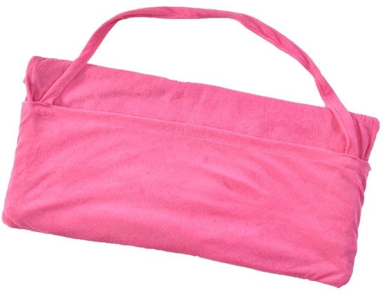 Doppio asciugamano per sdraio, asciugamano per sdraio con taselli, asciugamano per sdraio con chiusura a righello, adatto per mare, solarium, terrazzo, giardino, piscina e patio, Rosso scuro, 73*210CM