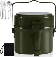 Set da cucina portatile in alluminio con posate pieghevoli, resistente al calore fino a 250°C