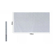 Trade Shop - Rotolo Pellicola Adesiva Per Parete Damascata Bianca 45x150 Cm Parati Casa 71296 -
