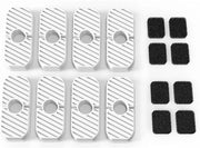 8 pezzi di dispenser per animali filtro elemento di accessorio per animali filtro elemento