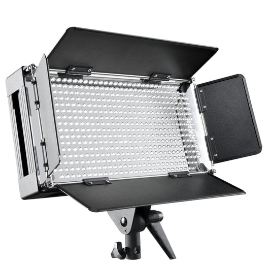 Luce a pannello LED 500 per fotografia con stativo per luci, Faro fotografico dimmerabile con display LCD e touchscreen, per foto e video professionali
