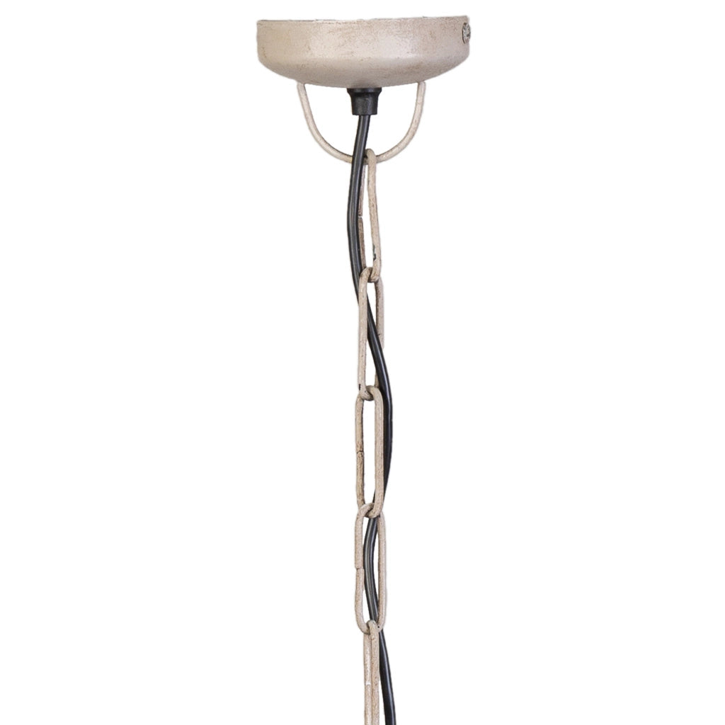 Plafoniera in metallo grigio 44x44x43h