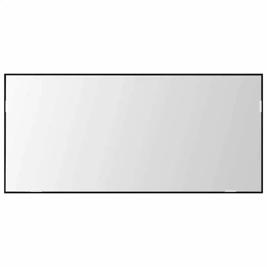 Specchio-Specchio Decorativo Rovere nero 80 x 37 cm Vetro e Legno Ingegnerizzato
