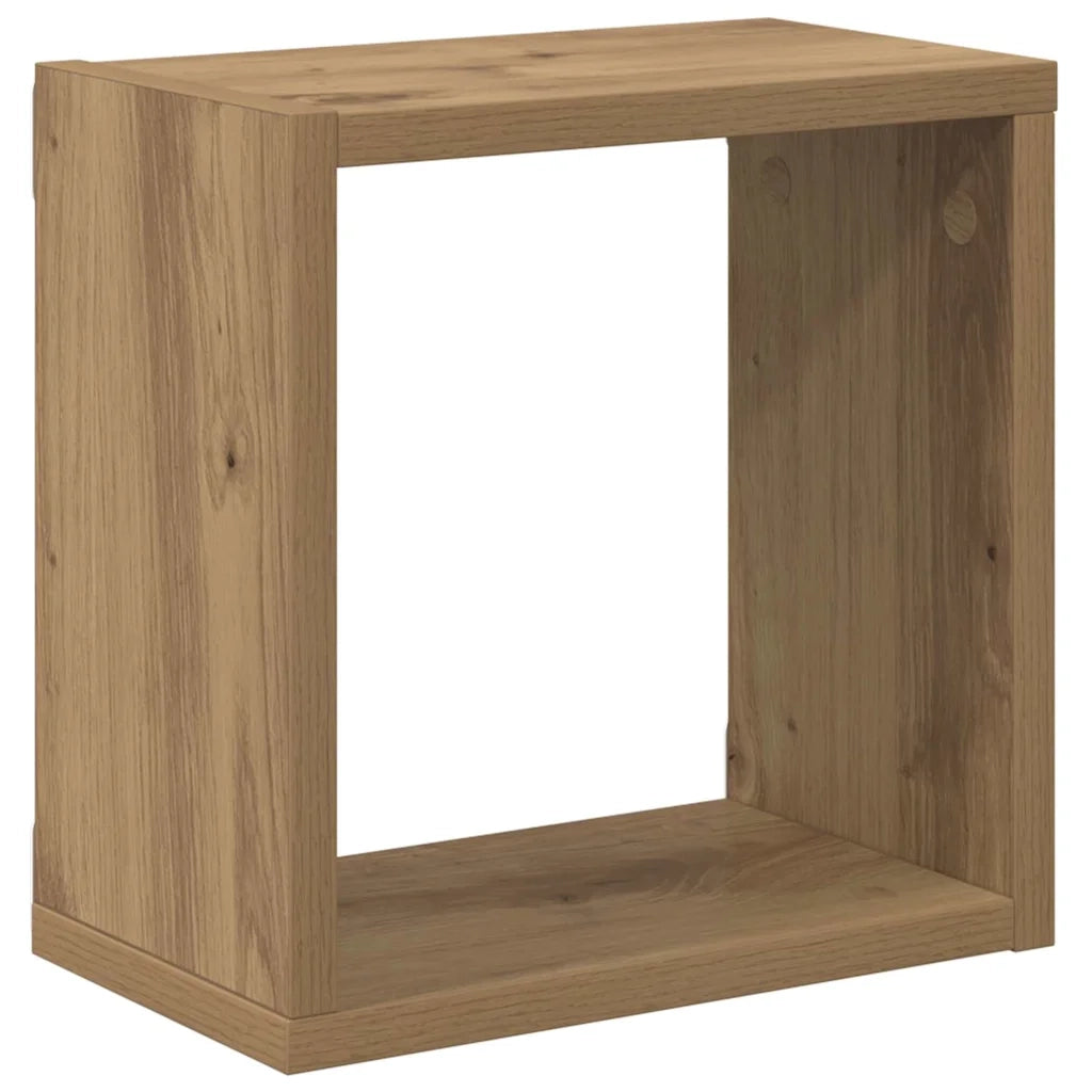 Scaffali da parete 2 pcs Rovere artigianale Legno multistrato 875178