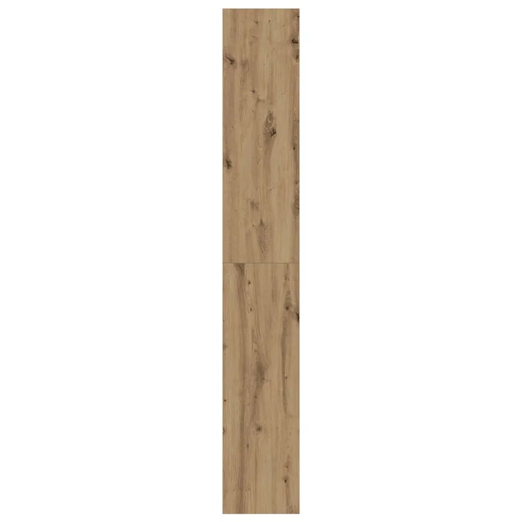 Armadio per Libri 6 livelli 80 x 30 x 198 cm Rovere artigianale 3333922