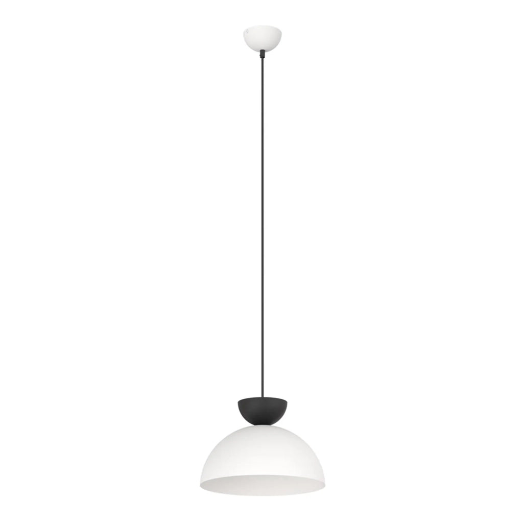 Lampadario Minimal Venus Acciaio Bianco Nero 1 Luce Gx53