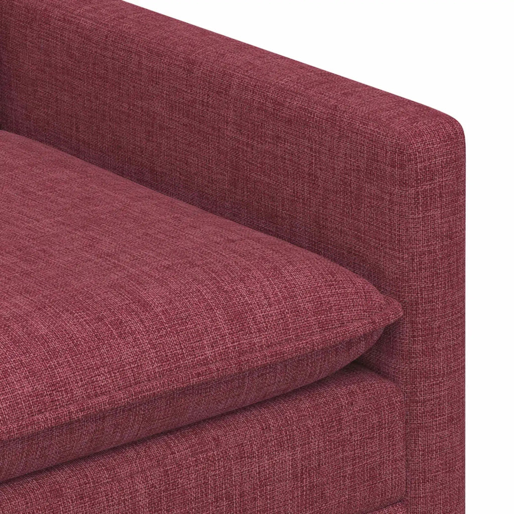 Set di divani 2 pz Rosso Vino Tessuto 3417140