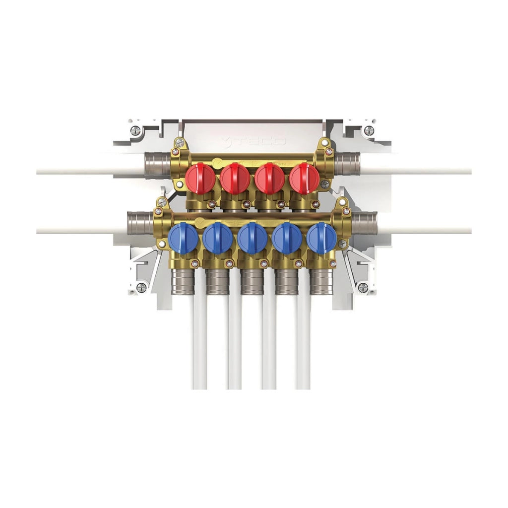 KIT K4.3 COLLETTORE SANITARIO C/F MULTI-INT- C/F Multi-Int. 4+3 F13- TECO- pezzi 1