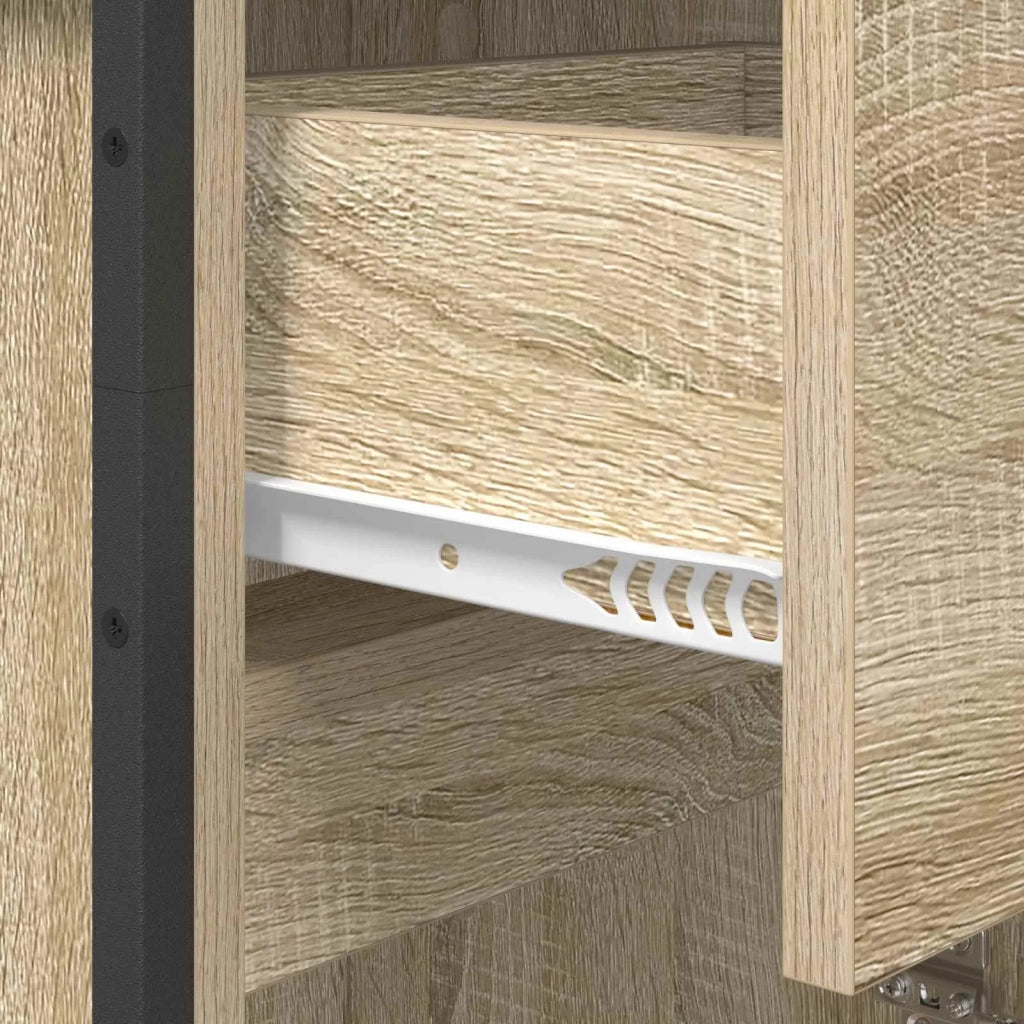 Mobile da Bagno | Armadio da bagno Sonoma 40 x 30 x 180 cm Legno multistrato