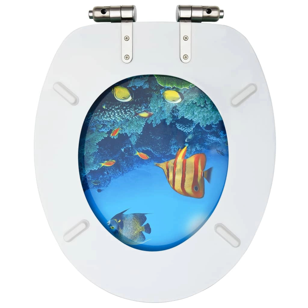 Sedile WC con coperchio a chiusura ammortizzata MDF sfondo marino 02_0002936