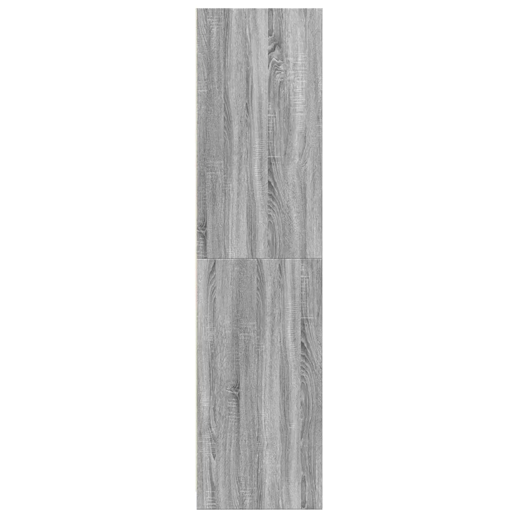 Armadio Grigio Sonoma 100x50x200 cm in Legno Multistrato CFW5093578