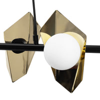 Lampada Da Soffitto App1412-cp Black Gold