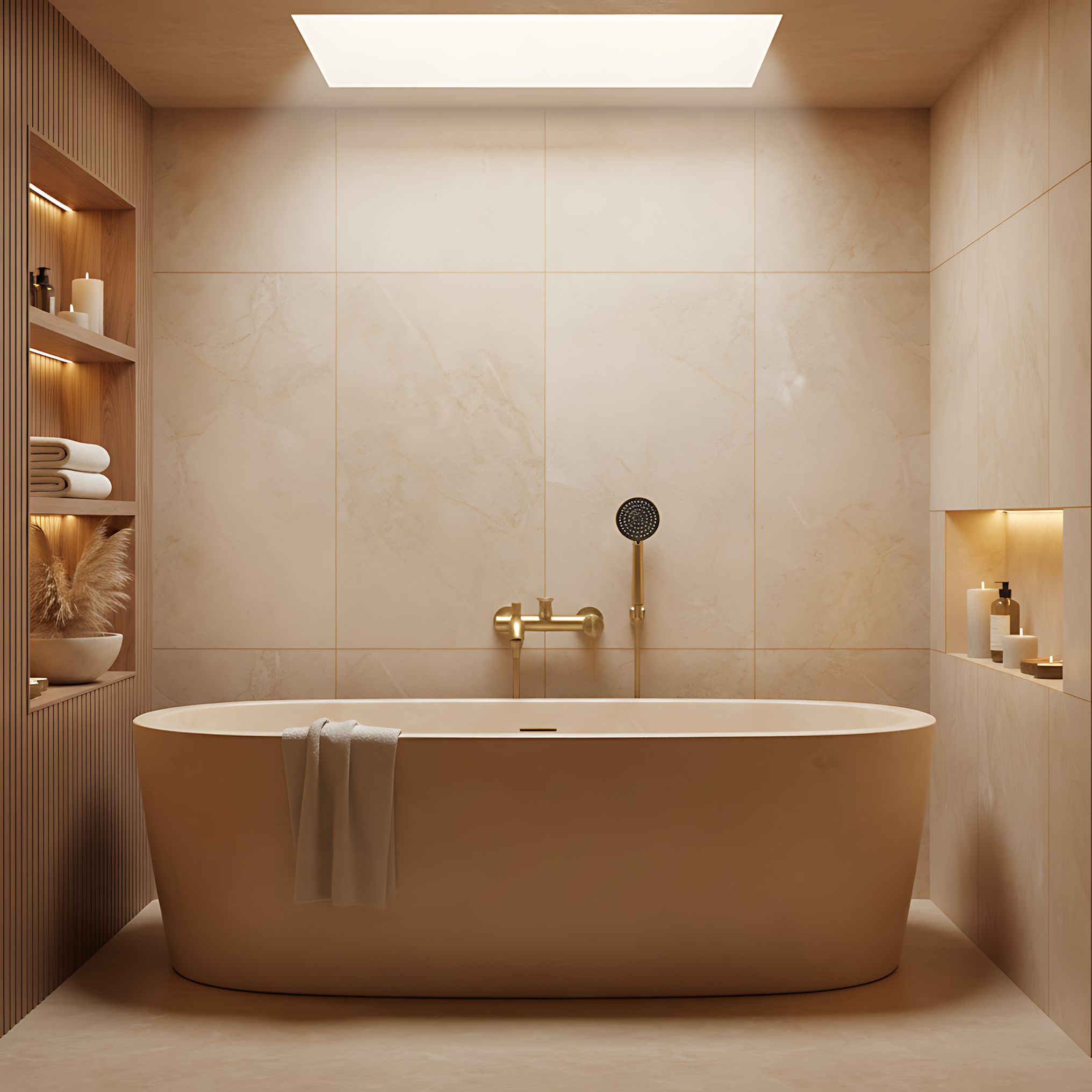 Rubinetto Da Vasca Rea Foster Gold Brush