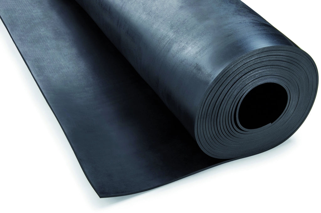 Utilia LASTRA DI GOMMA TELATA LISCIA  mt. 1,2 h x 2 mm. (rot. 10 mt.)