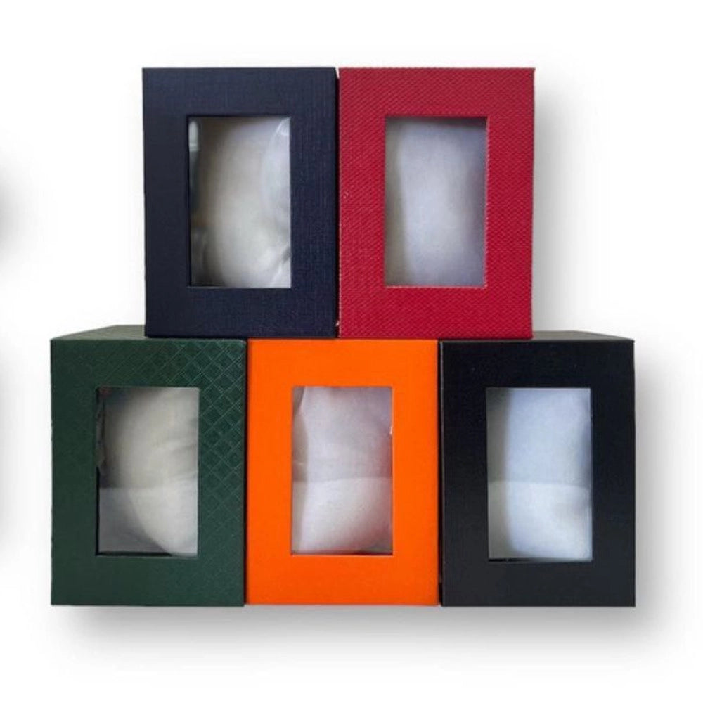 Trade Shop - Scatola Porta Orologio Con Finestra Trasparente E Cuscino Elegante -