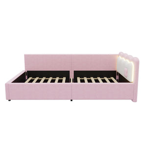 Daybed - Xylo - 90x200 cm LED pile rosa