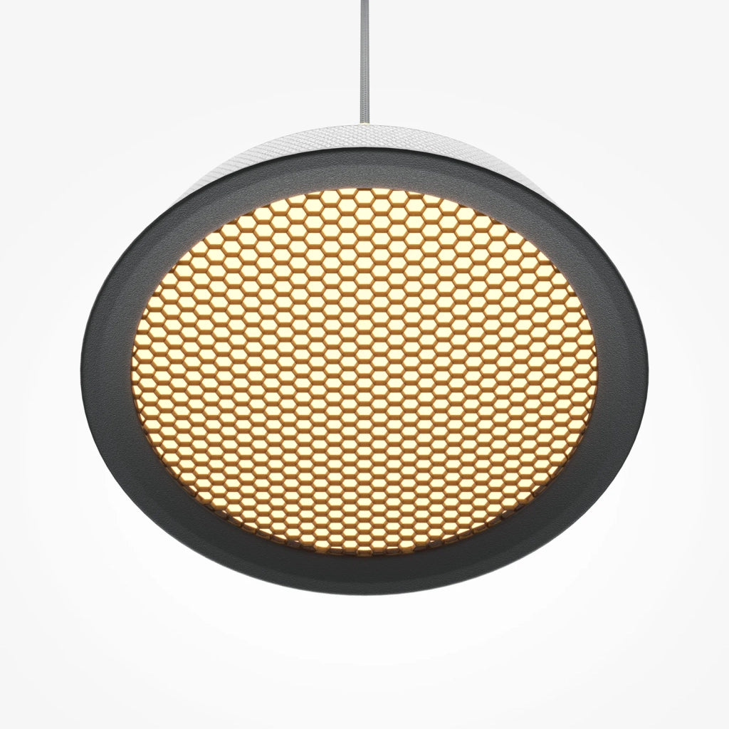 Maytoni Lampadario moderno El 1 luce LED integrato bianco alluminio