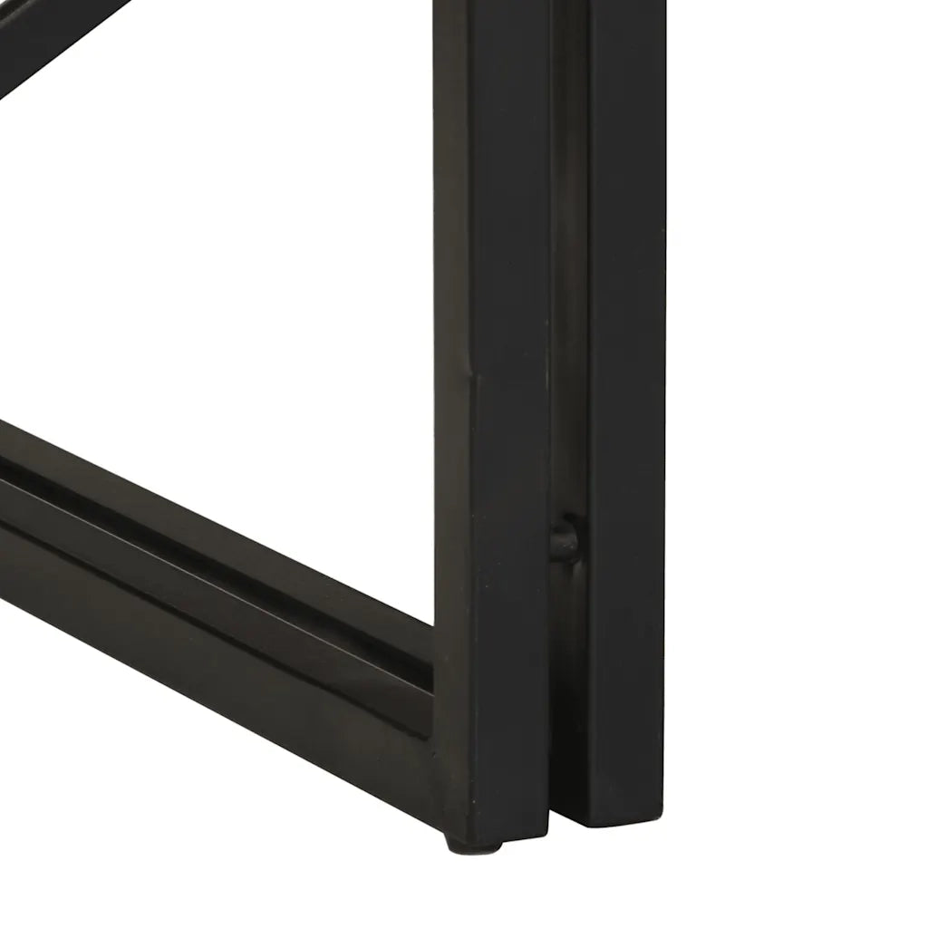Tavolino Salotto 100x100x35 cm Legno Massello di Acacia