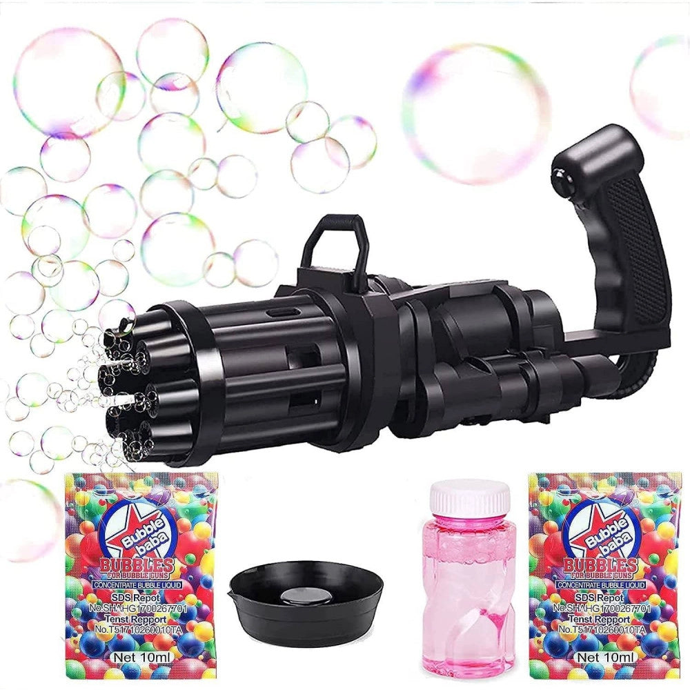 Trade Shop - Pistola Spara Bolle Di Sapone A Batteria Giocattoli Per Bambini Gadget Per Feste -