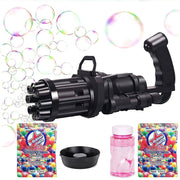 Trade Shop - Pistola Spara Bolle Di Sapone A Batteria Giocattoli Per Bambini Gadget Per Feste -