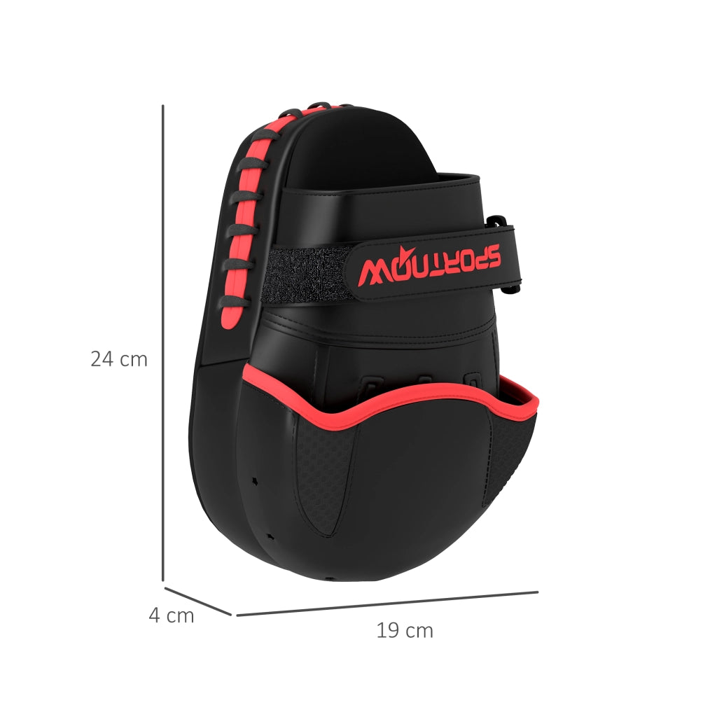 Manubri da Boxe Curvi per Allenamento Muay Thai MMA ¨C Zephmum ¨C Nero