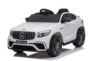 Macchina Elettrica per Bambini Licenza Ufficiale Mercedes AMG GLC63S Coupè 10,8V 5,4 Ah Bianco
